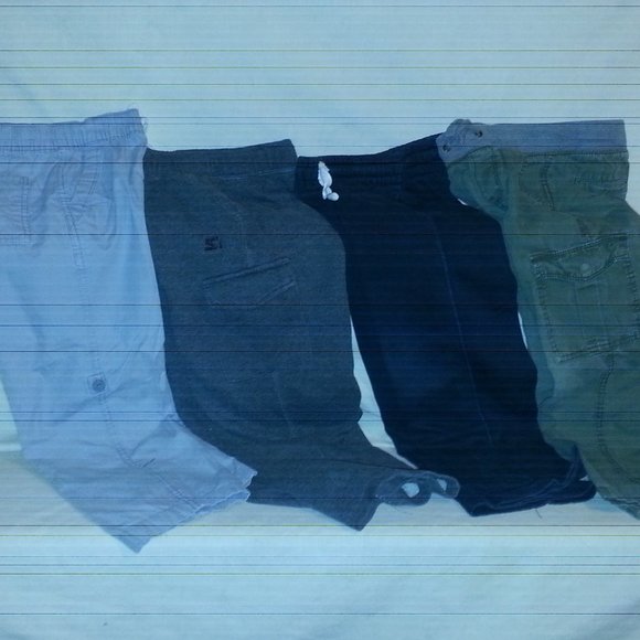 5 Boys Pants (OLD NAVY, PLACE Starter/STAR) Sz:5-7 - Picture 2 of 5
